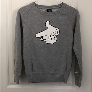 Crooks & Castles rare “Air Gun” women’s sweater